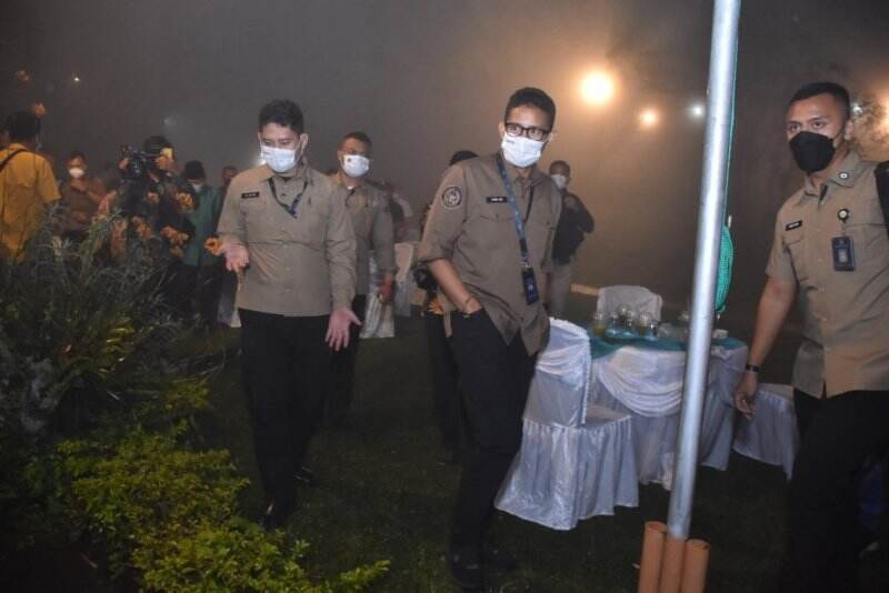 Menparekraf Sandiaga Uno Kunjungi Objek Wisata Negri Ditas Awan Agam