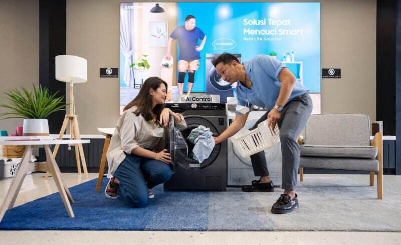 Canggihnya Mencuci ala Samsung, Cukup Dikontrol Smartphone dan AI