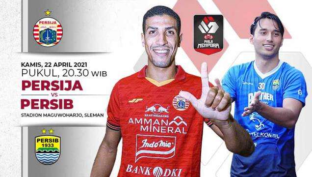Jadwal Leg Pertama Final Piala Menpora: Persija vs Persib Hari Ini di Stadion Maguwoharjo