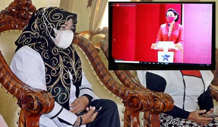 Hari Kartini 2021, Gow Kota Pariaman Ikuti Webinar Keperempuanan