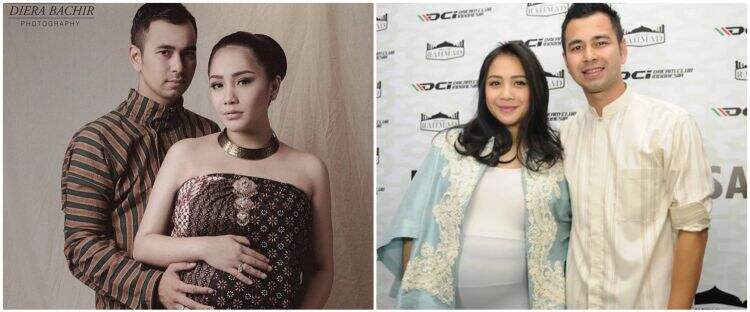 10 Potret lawas Nagita Slavina pamer baby bump saat hamil Rafathar