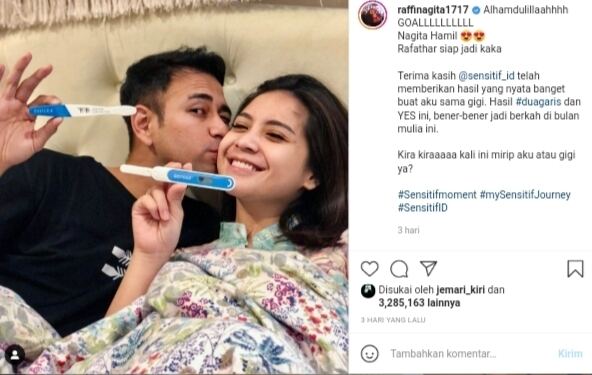 Diakui Raffi Ahmad, Nagita Slavina Sering Nangis Sejak Hamil