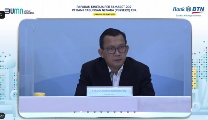 Ditekan Pandemi, Laba Bersih BTN Tetap Perkasa di Kuartal I 2021