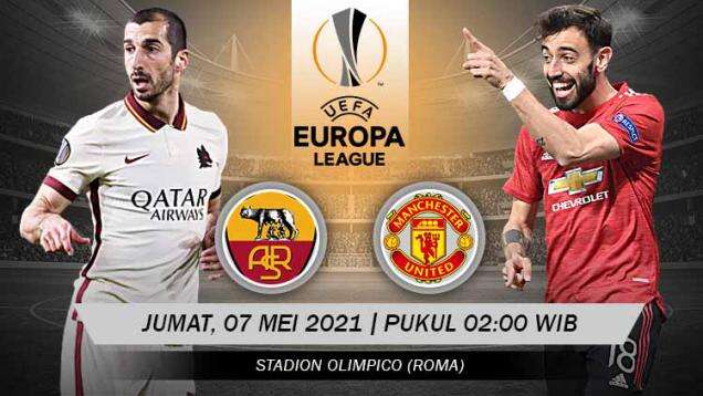 Link Live Streaming Semifinal Liga Europa: AS Roma vs Manchester United