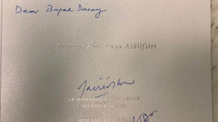 Wali Kota Makassar Terima Surat Ucapan Selamat Idul Fitri Dari Menlu Singapura