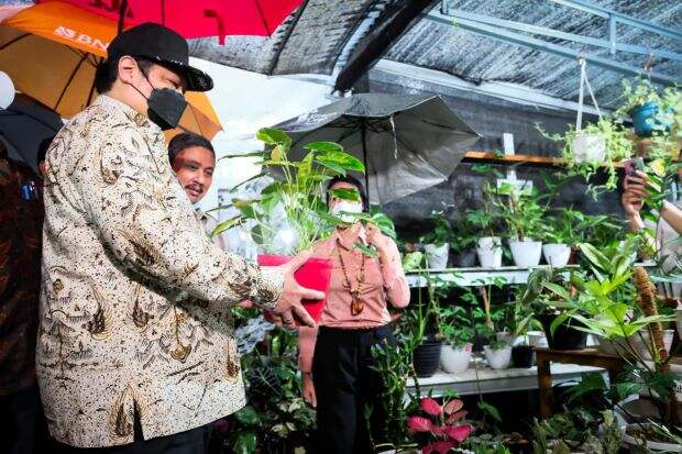 Lepas Ekspor, Airlangga Hartarto: Tingkatkan Ekspor Florikultura, Penuhi Ceruk Pasar Dunia
