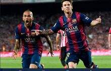 VIDEO: Kilas Balik Barcelona vs Atletico Madrid - Tendangan Roket Dani Alves