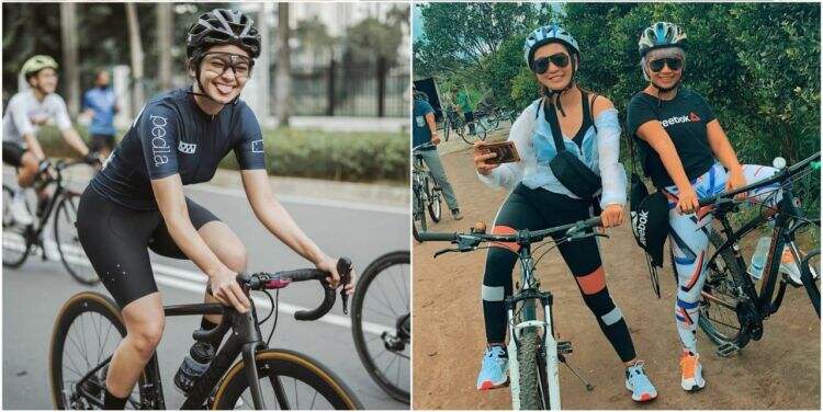 Bersahabat, ini 10 beda gaya outfit Enzy Storia dan Hesti Purwadinata