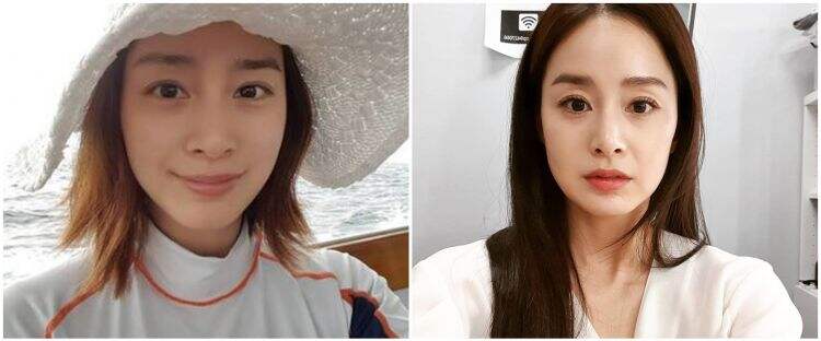 Potret 10 seleb Korea usia 40-an tahun tanpa dan pakai makeup, menawan