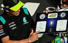 Pembalap MotoGP Prediksi Final Liga Champions, Ini Skor Valentino Rossi