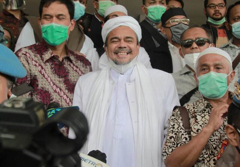 Divonis 8 Bulan Penjara, Rizieq Shihab Bisa Bebas Murni 12 Agustus