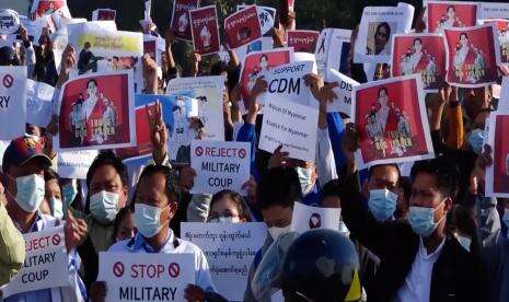 Jutaan Rakyat Myanmar Tercekik Kenaikan Harga Usai Kudeta