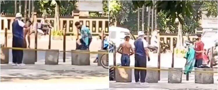 Viral driver ojol lepas busana di tempat umum, alasannya bikin haru