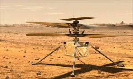Helikopter Ingenuity Alami Anomali Saat Penerbangan Keenam