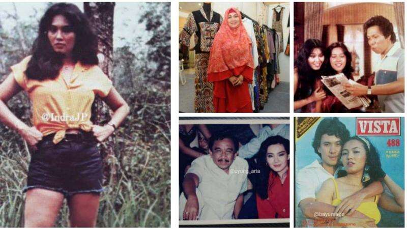 5 Gaya Seksi Eva Arnaz Artis Hits 1980-an, Bikin Hati Lelaki Bergetar.