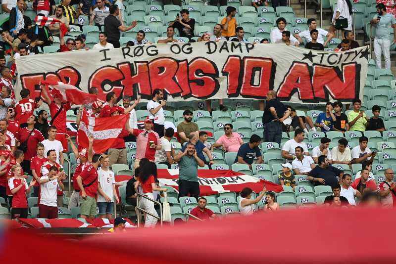 Suporter Denmark Sulit ke Wembley