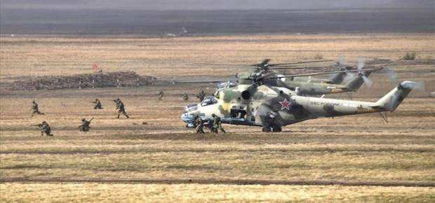 Unjuk Kekuatan, Helikopter Tempur Rusia Tembakkan Rudal di Perbatasan Afghanistan