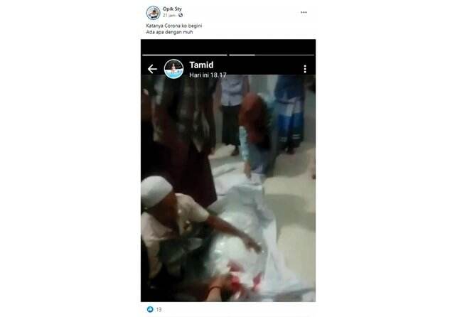 Hoax Organ Tubuh Jenazah Covid-19 Tak Lengkap