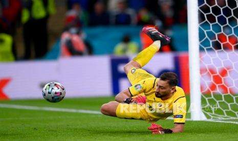 Italia Lolos Final, Donnarumma: Saya Tenang Sebelum Penalti