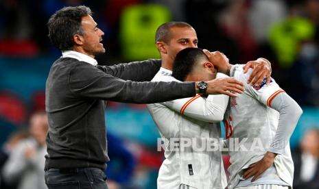 Enrique tak Sedih Spanyol Gagal Lolos ke Final Euro 2020