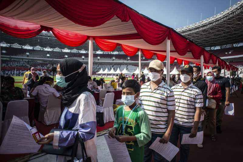 DKI Siapkan 300 Sentra Vaksinasi Usia di Atas 12 Tahun