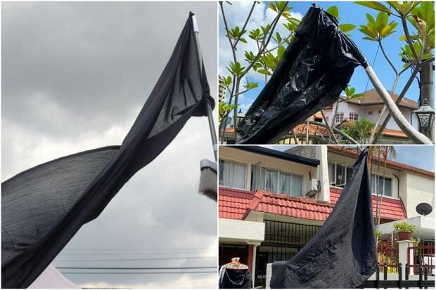Kibarkan Bendera Hitam, Warga Malaysia Lawan Pemerintah yang Tak Becus Urus COVID-19