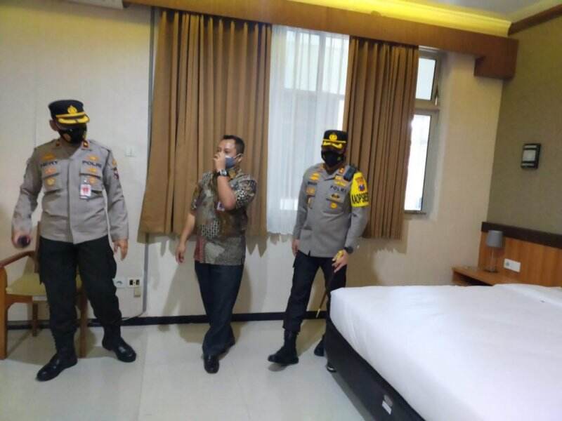 Jadi Pusat Karantina Keluarga Polresta, Kapolresta Tinjau Asrama Bima Hall BBPPMPV BOE