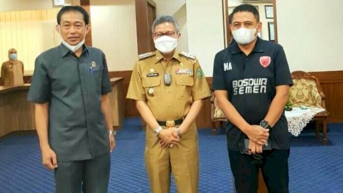 Di Depan CEO PSM Makassar, Taufan Pawe Nyatakan Dukungan ke Tim Pra Porprov Parepare