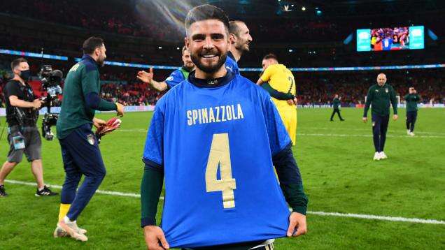 Lorenzo Spinazzola Menggema Saat Italia Kandaskan Spanyol di Euro 2020
