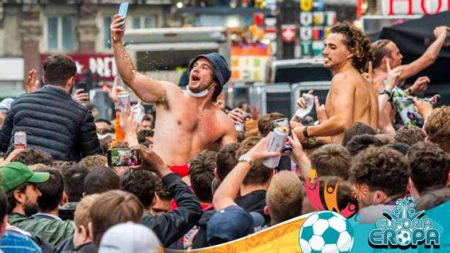 Fans Inggris Cari Masalah dalam Pertandingan Italia vs Spanyol