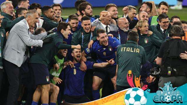 Rekor Fantastis Italia Usai Tumbangkan Spanyol dan Melangkah ke Final Euro 2020