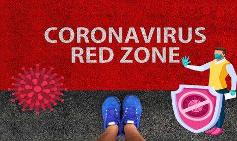 Zona Merah Covid-19 di Provinsi Jawa Timur Bertambah