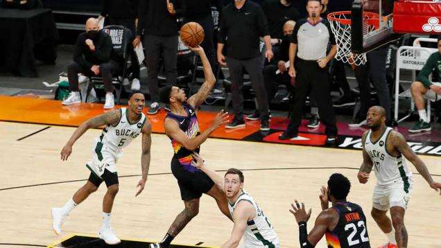 Hasil Game 1 NBA Final: Giannis Double-double, Bucks Tetap Tumbang dari Suns