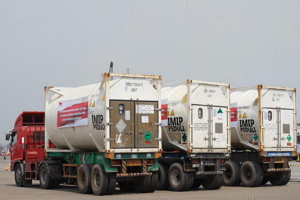 Bantuan 500 Ton Oksigen untuk Medis Mengucur ke Pemerintah