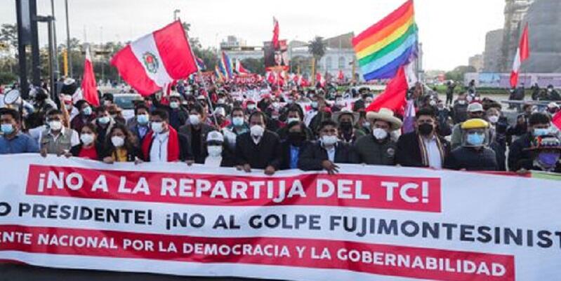 Sengketa Pemilu Berlarut-larut, Warga Peru Gelar Unjuk Rasa: Kami Ingin Seorang Presiden!