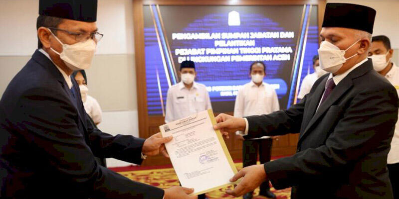 Resmi Pimpin Badan Pengelolaan Keuangan Aceh, Azhari Berjanji Tidak Korupsi
