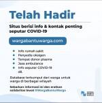 Relawan Covid-19 Luncurkan Situs Wargabantuwarga, Infokan RS dan Penyedia Oksigen