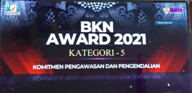 Tabalong Raih Terbaik III Bidang Kepegawaian di BKN Award 2021
