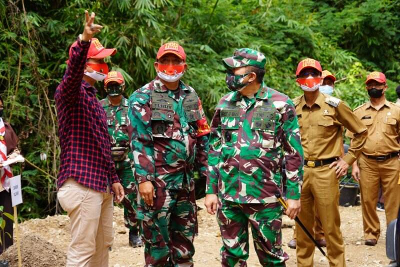 TNI Manunggal Membangun Desa ke-111 Di Kabupaten Limapuluh Kota, Proyeksikan Potensi Bukit Barisan dan Mungka