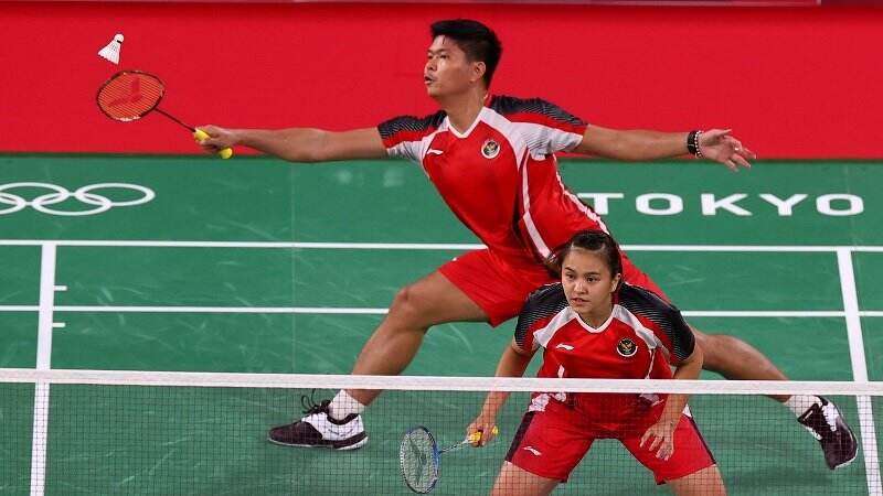 Sapu Bersih Kemenangan di Laga Pembuka Olimpiade Tokyo 2020, Tim Bulu Tangkis Indonesia Ukir Sejarah