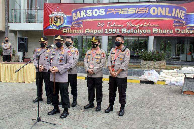 Alumni Akpol 91 Gandeng Jakarta Gardeb City Bagikan 1.500 Paket Sembako Secara Online