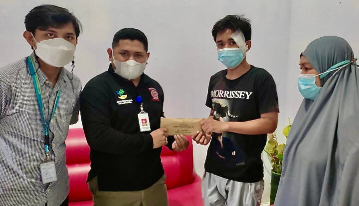 Terima Bantuan Rp5 juta dari Mensos, Pesepeda Korban Tabrak Lari Sampaikan Terima Kasih
