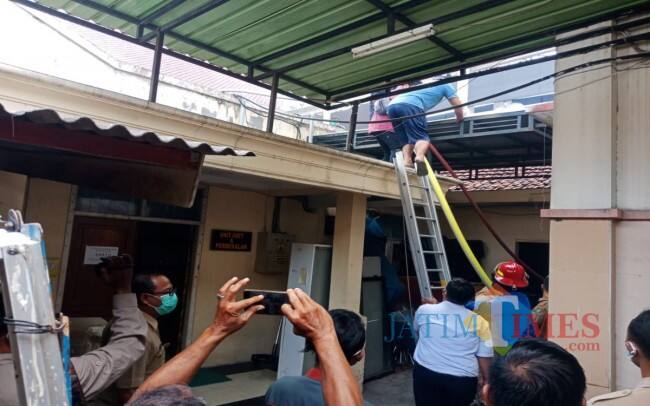 Gudang RSUD Jombang Kebakaran Akibat Puntung Rokok
