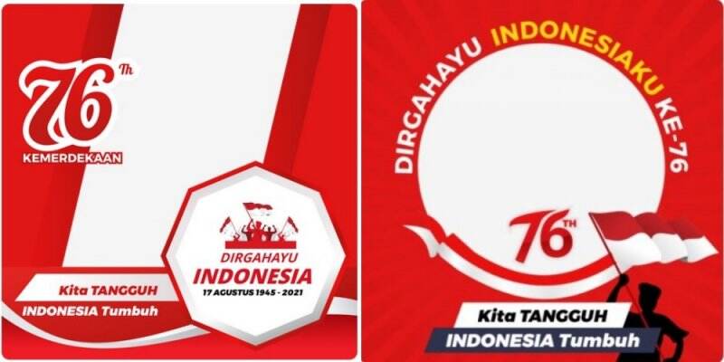 15 Lebih LINK Twibbon Kemerdekaan Agustus 1945, Kobarkan Semangatmu