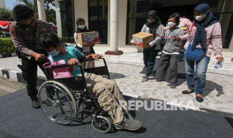 Polres Malang Vaksinasi Ratusan Penyandang Disabilitas