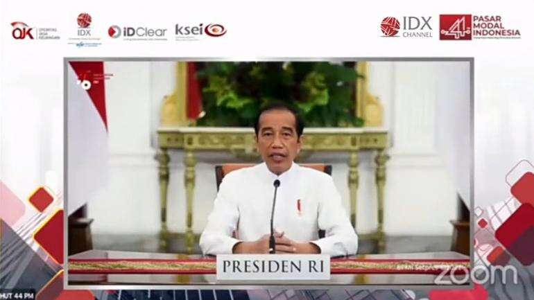 Jokowi Puji Kinerja Lantai Bursa Banyak Milenial Jadi Investor Pasar Modal