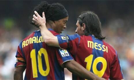 Ronaldinho Doakan Messi Sukses di PSG Bersama Ramos