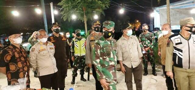 Malam Pertama Pengawasan PPKM Level 4 di Kabupaten Merangin