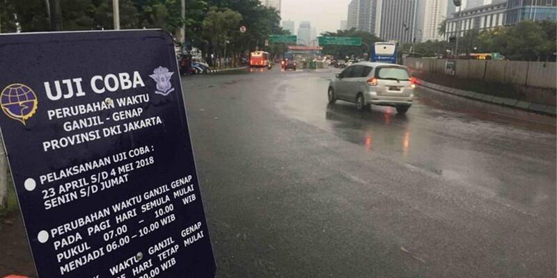 Berlaku Mulai Besok, Ini Sebaran Jalan yang akan Diberlakukan Ganjil-Genap di Jakarta