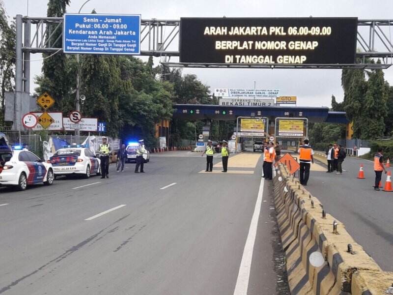 Diberlakukan Besok, Ini 8 Ruas Jalan Utama Jakarta Ganjil Genap